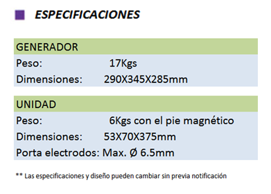 hoja tecnica tr100 4